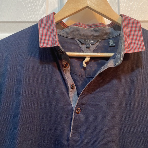 Ted Baker Plain Polo Shirt - Picture 2 of 7